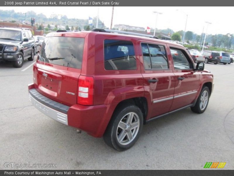Red Crystal Pearl / Dark Slate Gray 2008 Jeep Patriot Limited 4x4