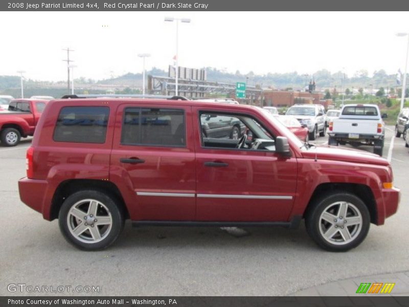 Red Crystal Pearl / Dark Slate Gray 2008 Jeep Patriot Limited 4x4