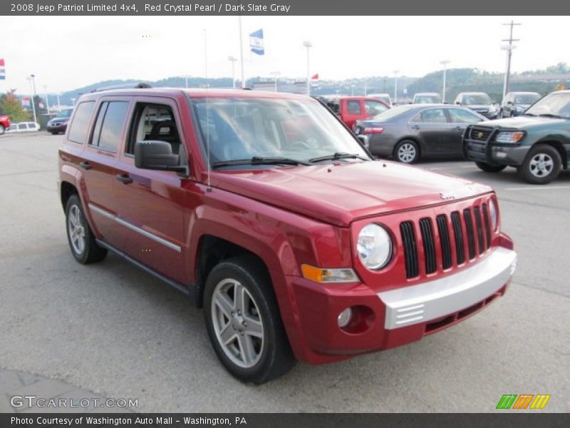 Red Crystal Pearl / Dark Slate Gray 2008 Jeep Patriot Limited 4x4