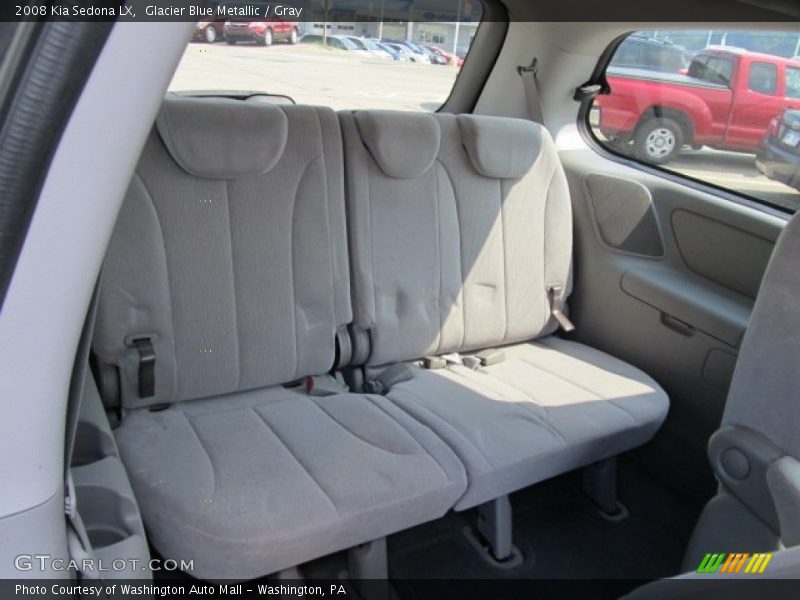 Glacier Blue Metallic / Gray 2008 Kia Sedona LX