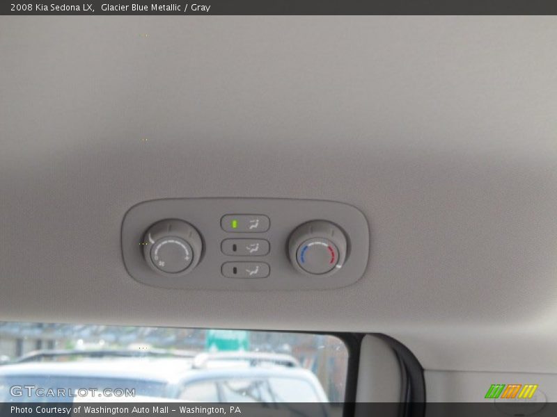 Glacier Blue Metallic / Gray 2008 Kia Sedona LX