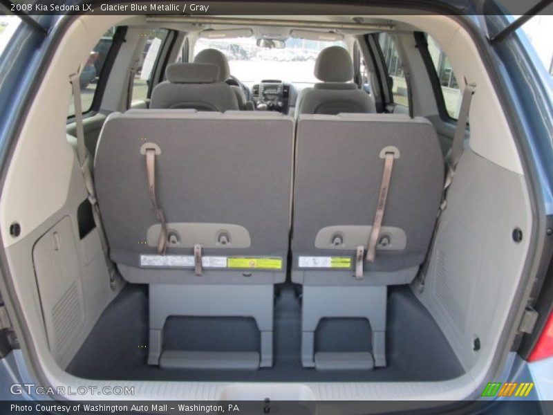 Glacier Blue Metallic / Gray 2008 Kia Sedona LX