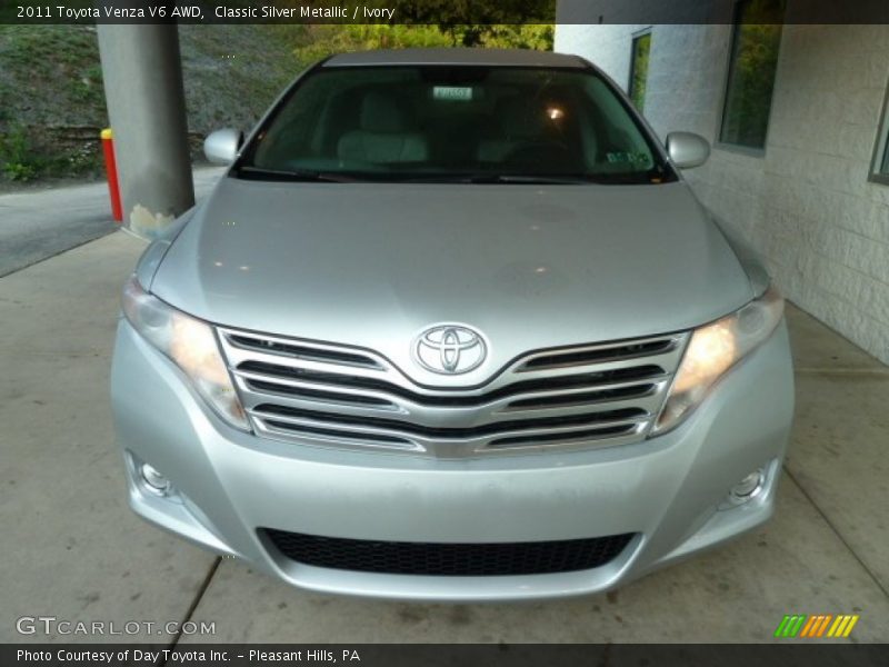 Classic Silver Metallic / Ivory 2011 Toyota Venza V6 AWD