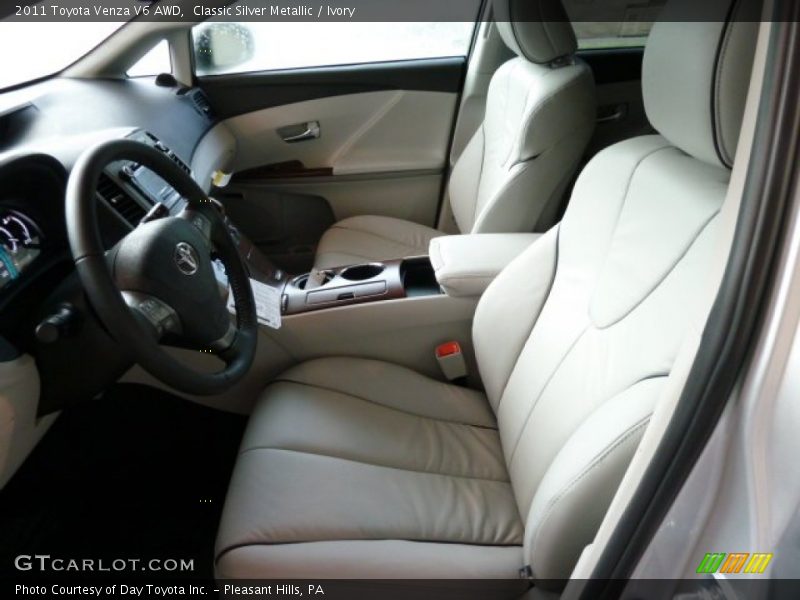 Classic Silver Metallic / Ivory 2011 Toyota Venza V6 AWD