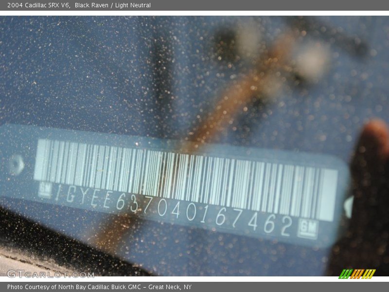 Black Raven / Light Neutral 2004 Cadillac SRX V6
