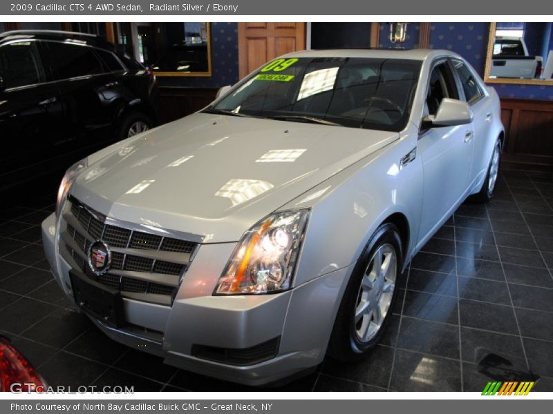 Radiant Silver / Ebony 2009 Cadillac CTS 4 AWD Sedan