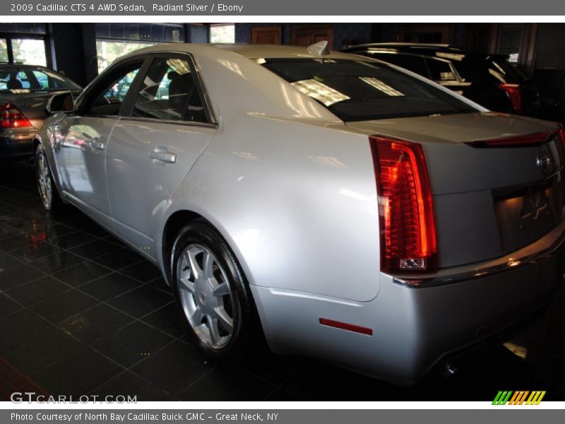 Radiant Silver / Ebony 2009 Cadillac CTS 4 AWD Sedan