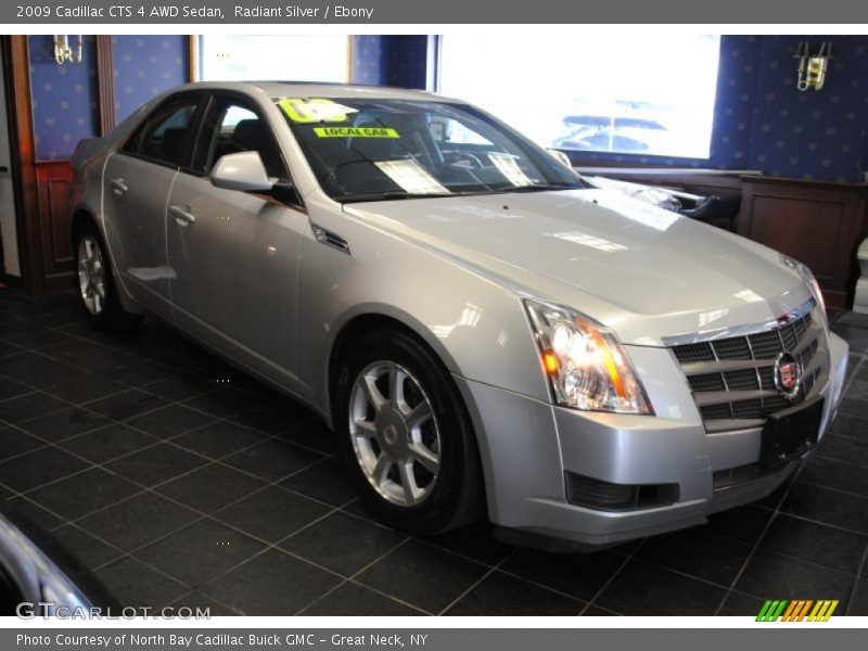 Radiant Silver / Ebony 2009 Cadillac CTS 4 AWD Sedan