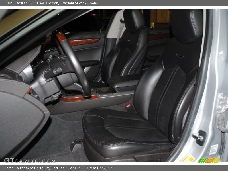 Radiant Silver / Ebony 2009 Cadillac CTS 4 AWD Sedan