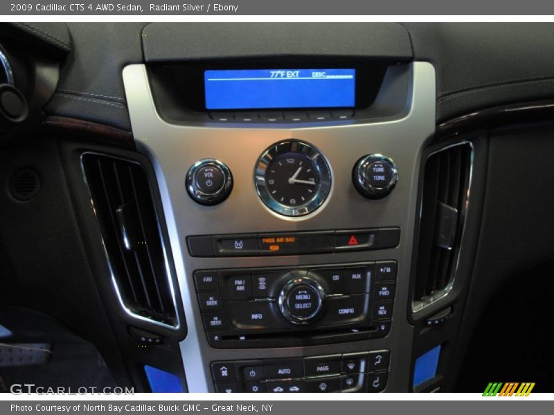 Radiant Silver / Ebony 2009 Cadillac CTS 4 AWD Sedan