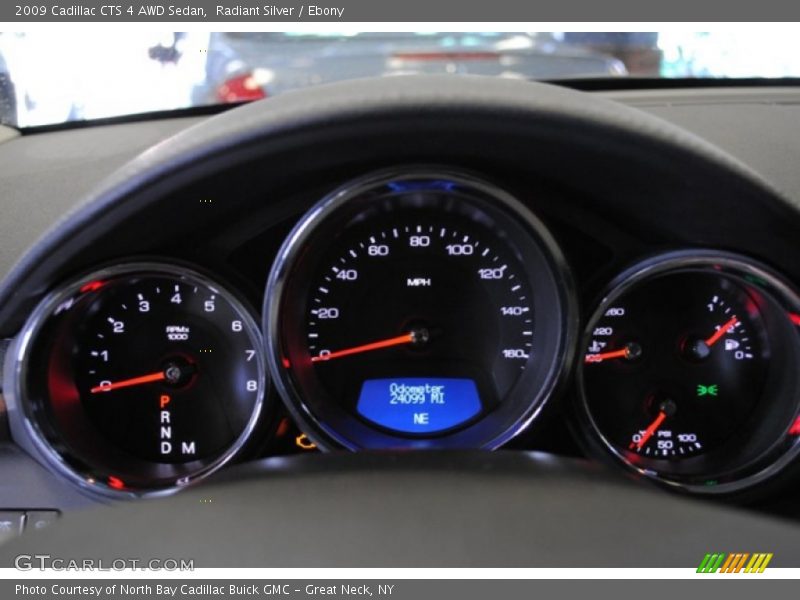 Radiant Silver / Ebony 2009 Cadillac CTS 4 AWD Sedan