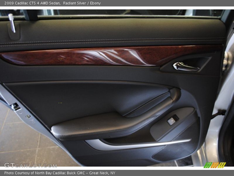 Radiant Silver / Ebony 2009 Cadillac CTS 4 AWD Sedan