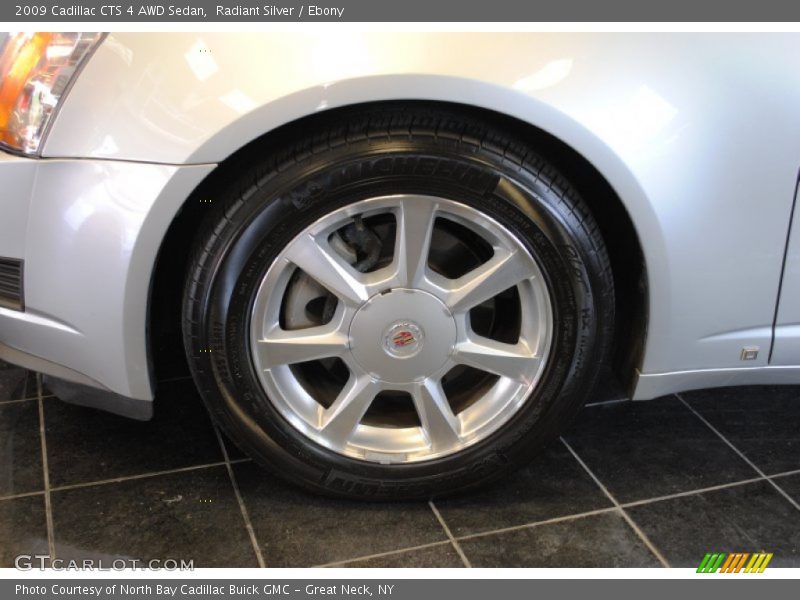 Radiant Silver / Ebony 2009 Cadillac CTS 4 AWD Sedan