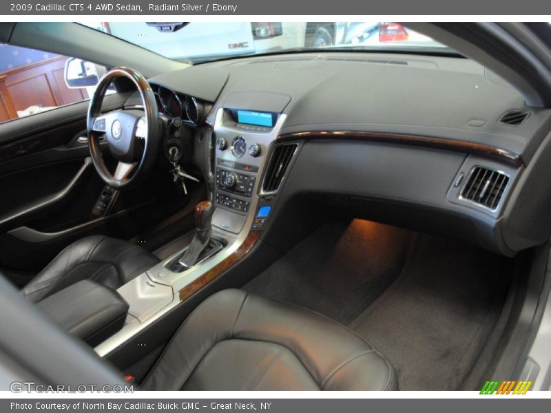 Radiant Silver / Ebony 2009 Cadillac CTS 4 AWD Sedan