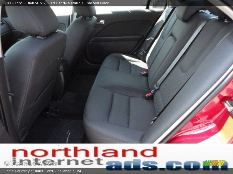 Red Candy Metallic / Charcoal Black 2012 Ford Fusion SE V6
