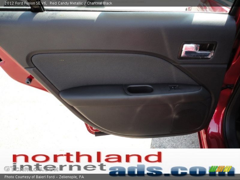 Red Candy Metallic / Charcoal Black 2012 Ford Fusion SE V6
