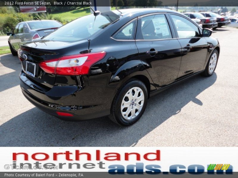 Black / Charcoal Black 2012 Ford Focus SE Sedan