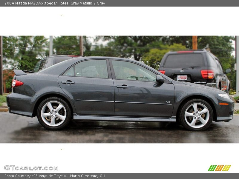 Steel Gray Metallic / Gray 2004 Mazda MAZDA6 s Sedan