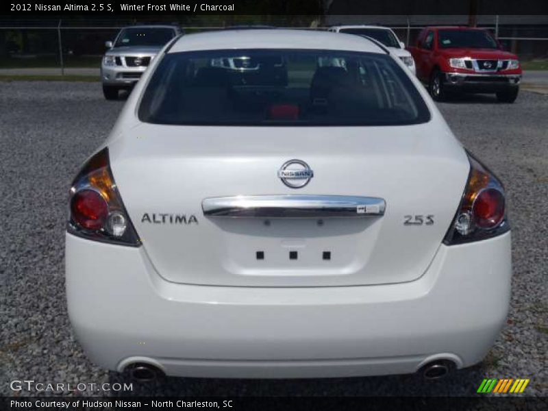 Winter Frost White / Charcoal 2012 Nissan Altima 2.5 S