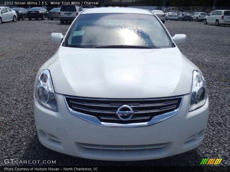 Winter Frost White / Charcoal 2012 Nissan Altima 2.5 S