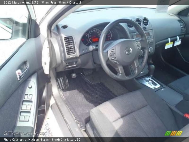 Winter Frost White / Charcoal 2012 Nissan Altima 2.5 S
