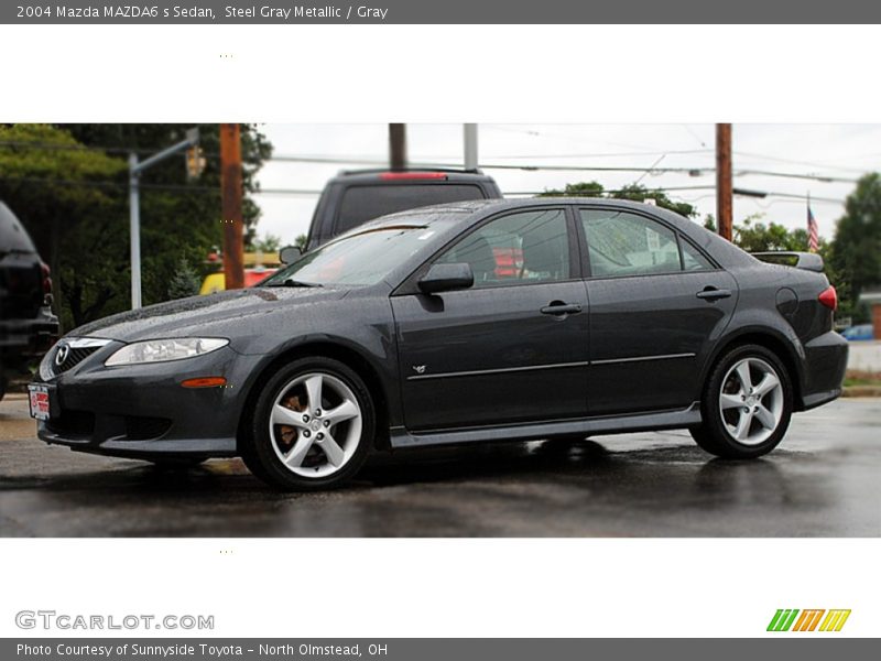 Steel Gray Metallic / Gray 2004 Mazda MAZDA6 s Sedan