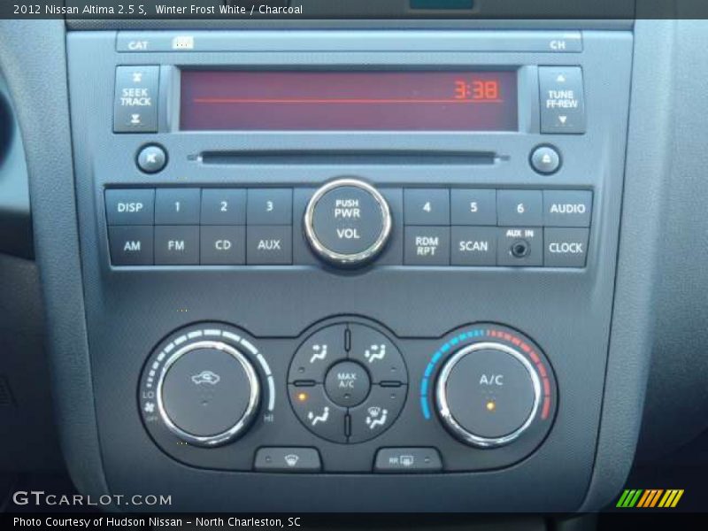 Winter Frost White / Charcoal 2012 Nissan Altima 2.5 S
