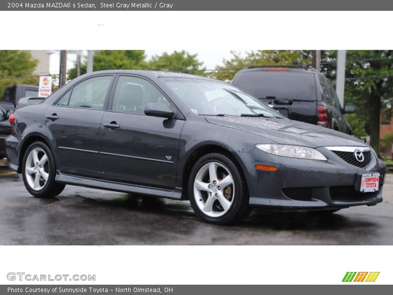 Steel Gray Metallic / Gray 2004 Mazda MAZDA6 s Sedan