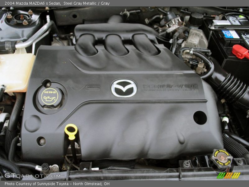 Steel Gray Metallic / Gray 2004 Mazda MAZDA6 s Sedan