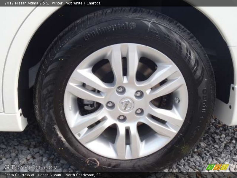 Winter Frost White / Charcoal 2012 Nissan Altima 2.5 S