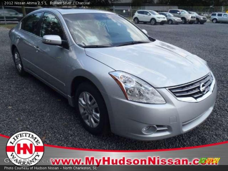 Brilliant Silver / Charcoal 2012 Nissan Altima 2.5 S
