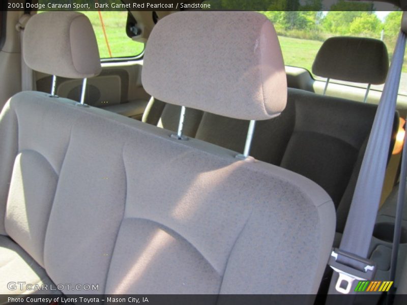 Dark Garnet Red Pearlcoat / Sandstone 2001 Dodge Caravan Sport