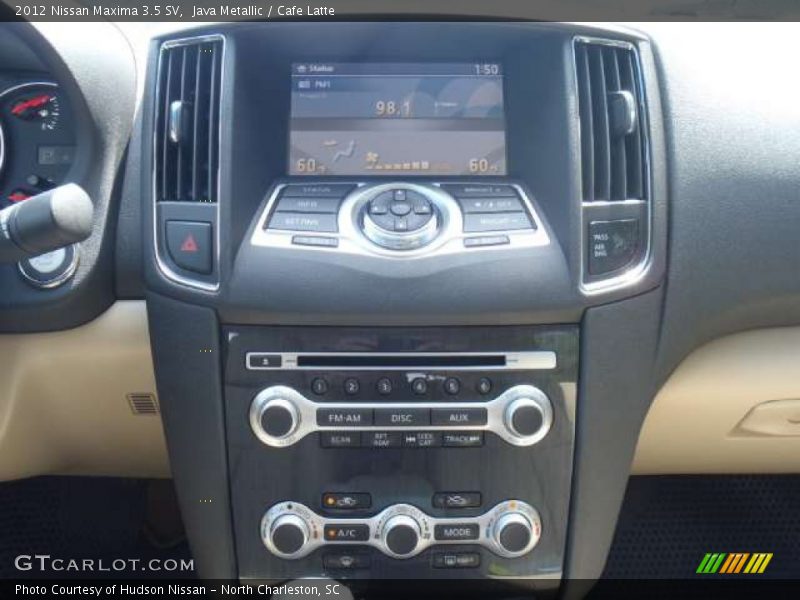 Controls of 2012 Maxima 3.5 SV