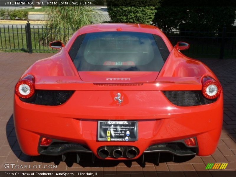 Rosso Corsa (Red) / Beige 2011 Ferrari 458 Italia