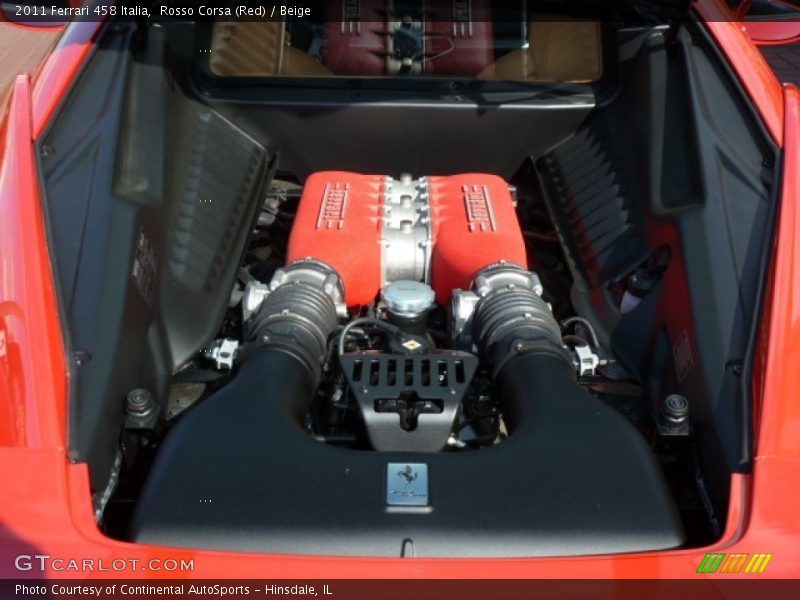  2011 458 Italia Engine - 4.5 Liter GDI DOHC 32-Valve VVT V8