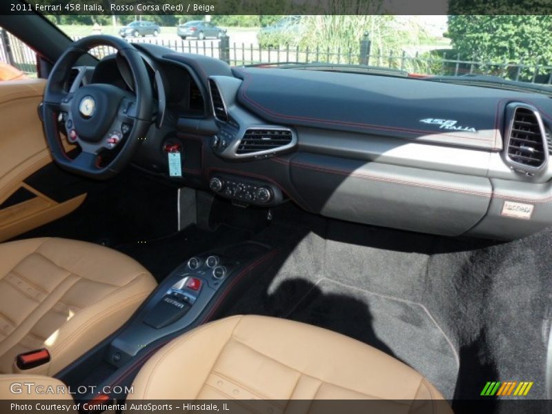 Dashboard of 2011 458 Italia
