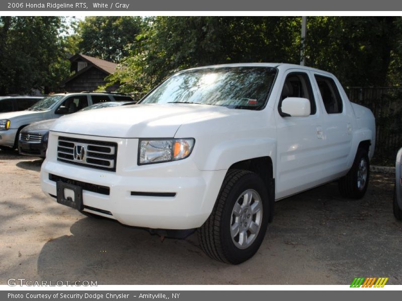 White / Gray 2006 Honda Ridgeline RTS