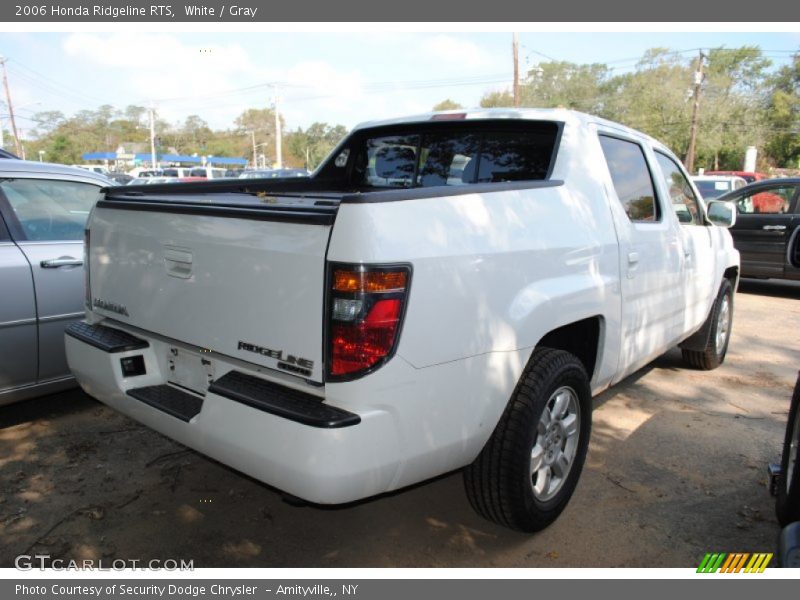 White / Gray 2006 Honda Ridgeline RTS