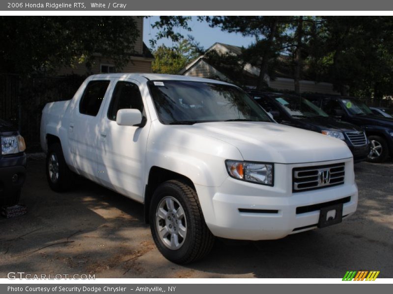 White / Gray 2006 Honda Ridgeline RTS