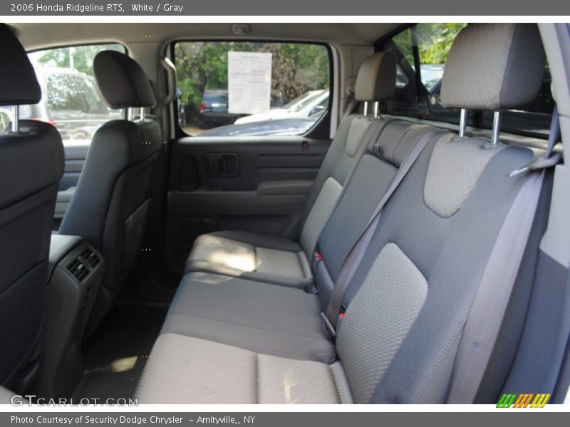 White / Gray 2006 Honda Ridgeline RTS