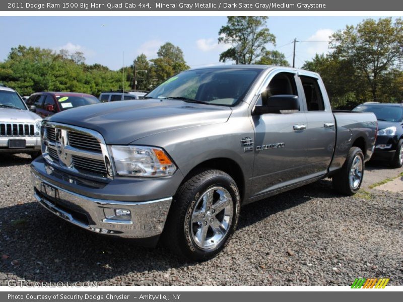 Mineral Gray Metallic / Dark Slate Gray/Medium Graystone 2011 Dodge Ram 1500 Big Horn Quad Cab 4x4