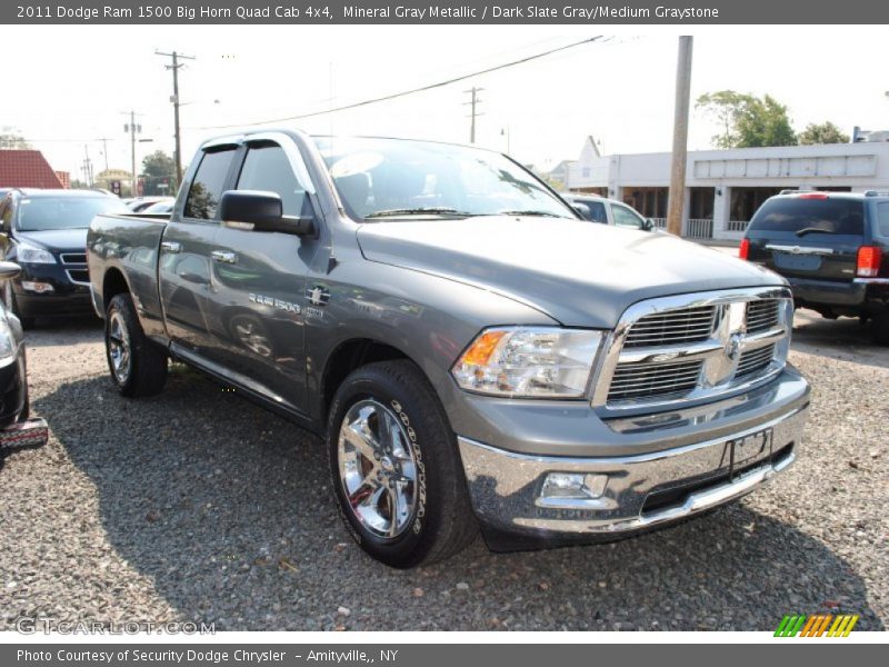 Mineral Gray Metallic / Dark Slate Gray/Medium Graystone 2011 Dodge Ram 1500 Big Horn Quad Cab 4x4