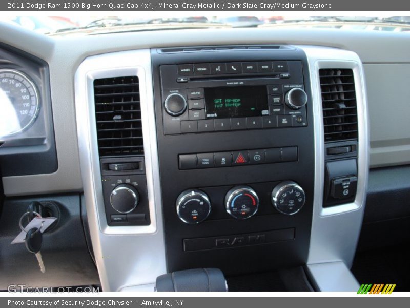 Mineral Gray Metallic / Dark Slate Gray/Medium Graystone 2011 Dodge Ram 1500 Big Horn Quad Cab 4x4