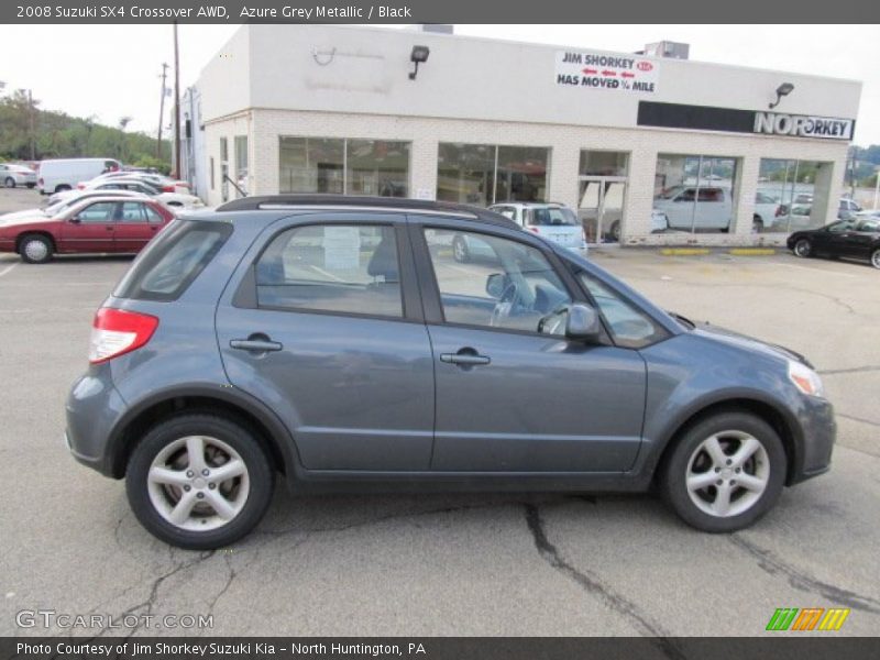 Azure Grey Metallic / Black 2008 Suzuki SX4 Crossover AWD