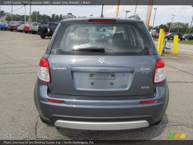 Azure Grey Metallic / Black 2008 Suzuki SX4 Crossover AWD