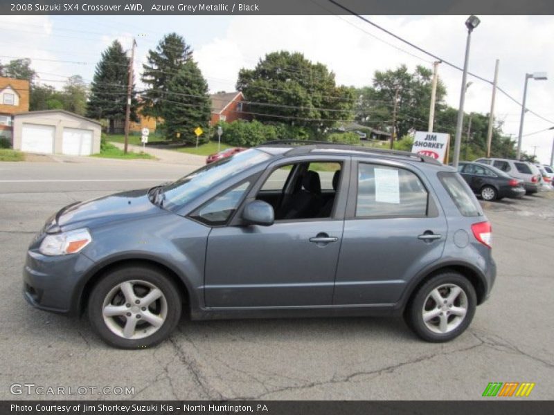 Azure Grey Metallic / Black 2008 Suzuki SX4 Crossover AWD