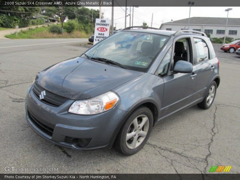 Azure Grey Metallic / Black 2008 Suzuki SX4 Crossover AWD