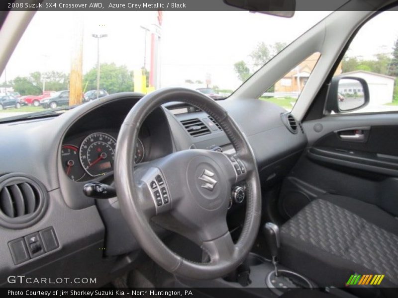 Azure Grey Metallic / Black 2008 Suzuki SX4 Crossover AWD