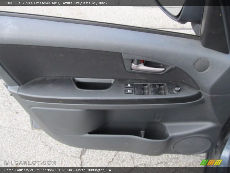 Azure Grey Metallic / Black 2008 Suzuki SX4 Crossover AWD