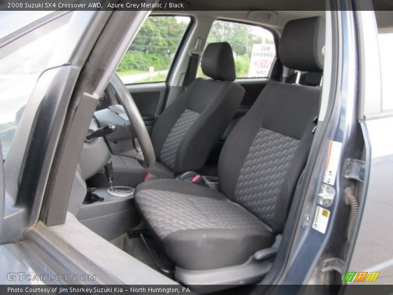 Azure Grey Metallic / Black 2008 Suzuki SX4 Crossover AWD